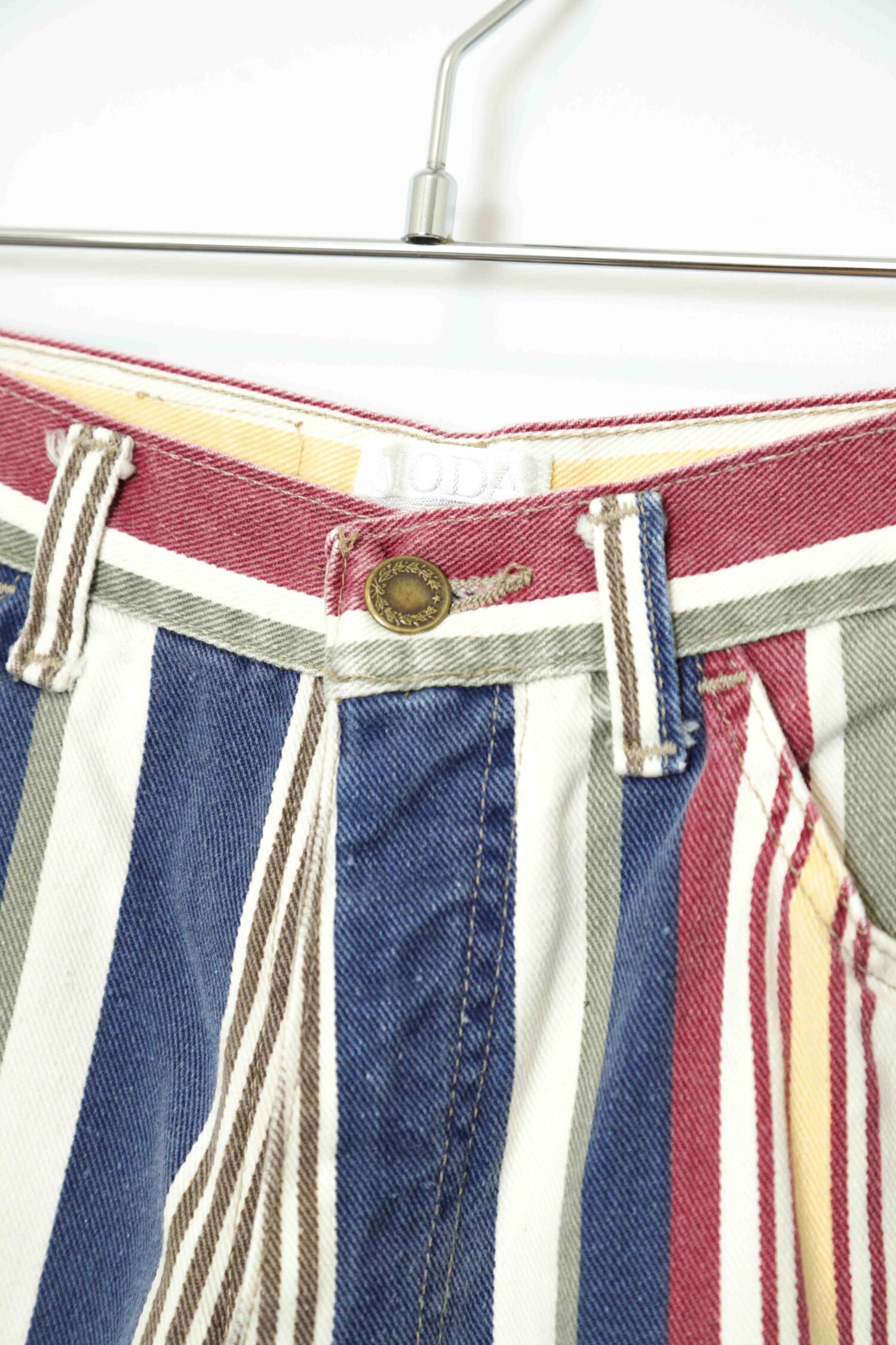 Alternative view of VINTAGE STRIPED SHORTS/W66