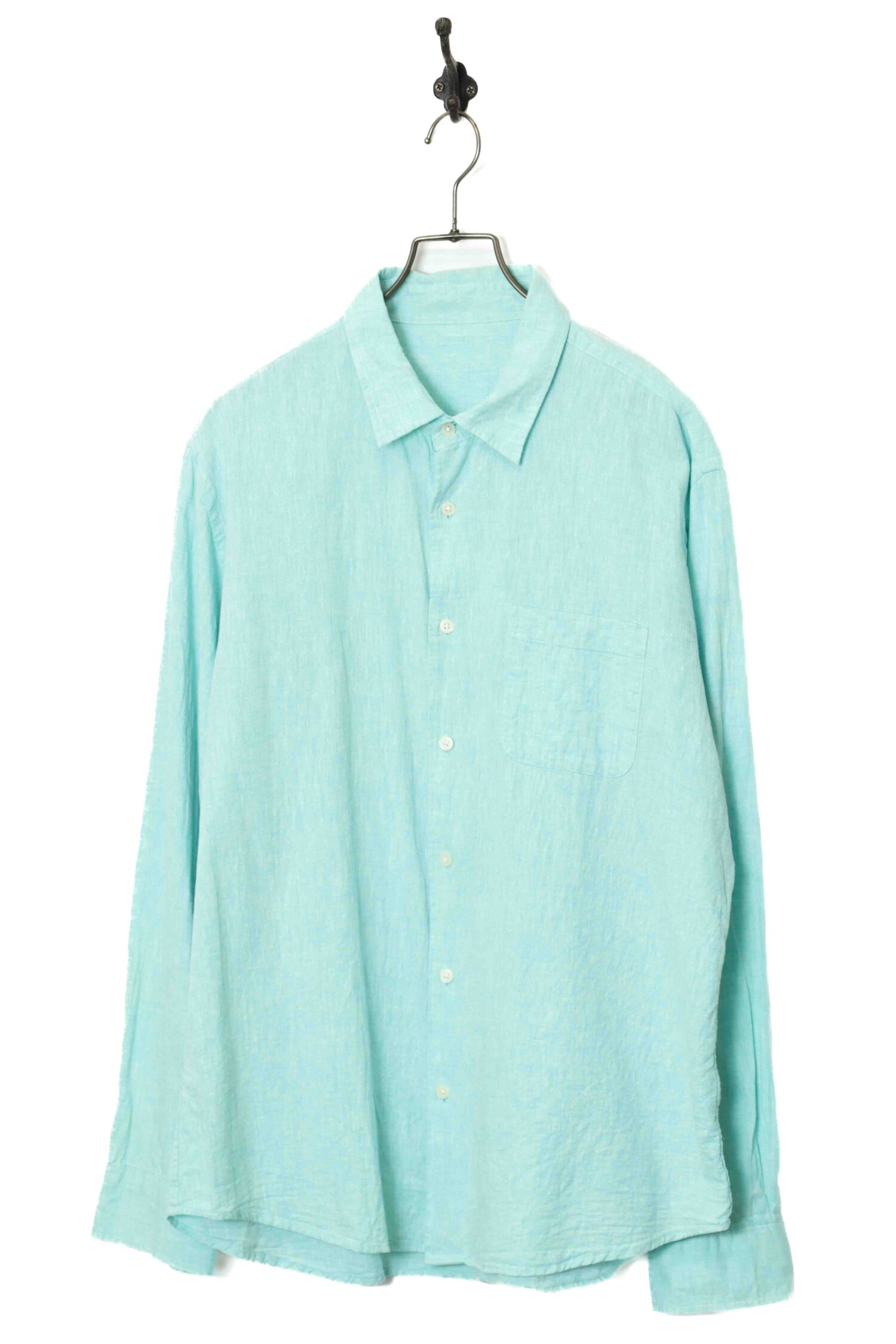 VINTAGE LINEN SHIRT/L