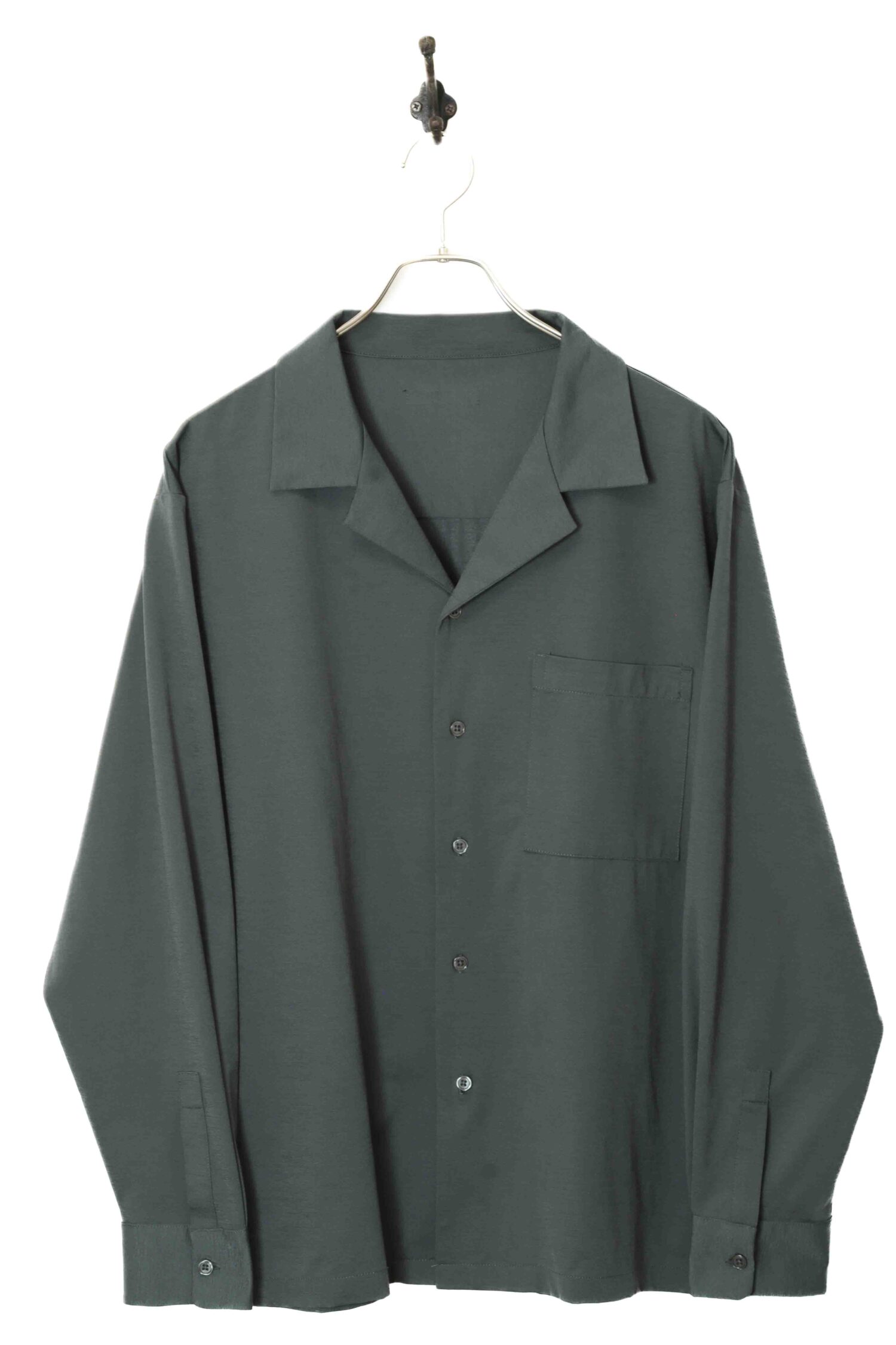 VINTAGE OPEN COLLAR SHIRT/M