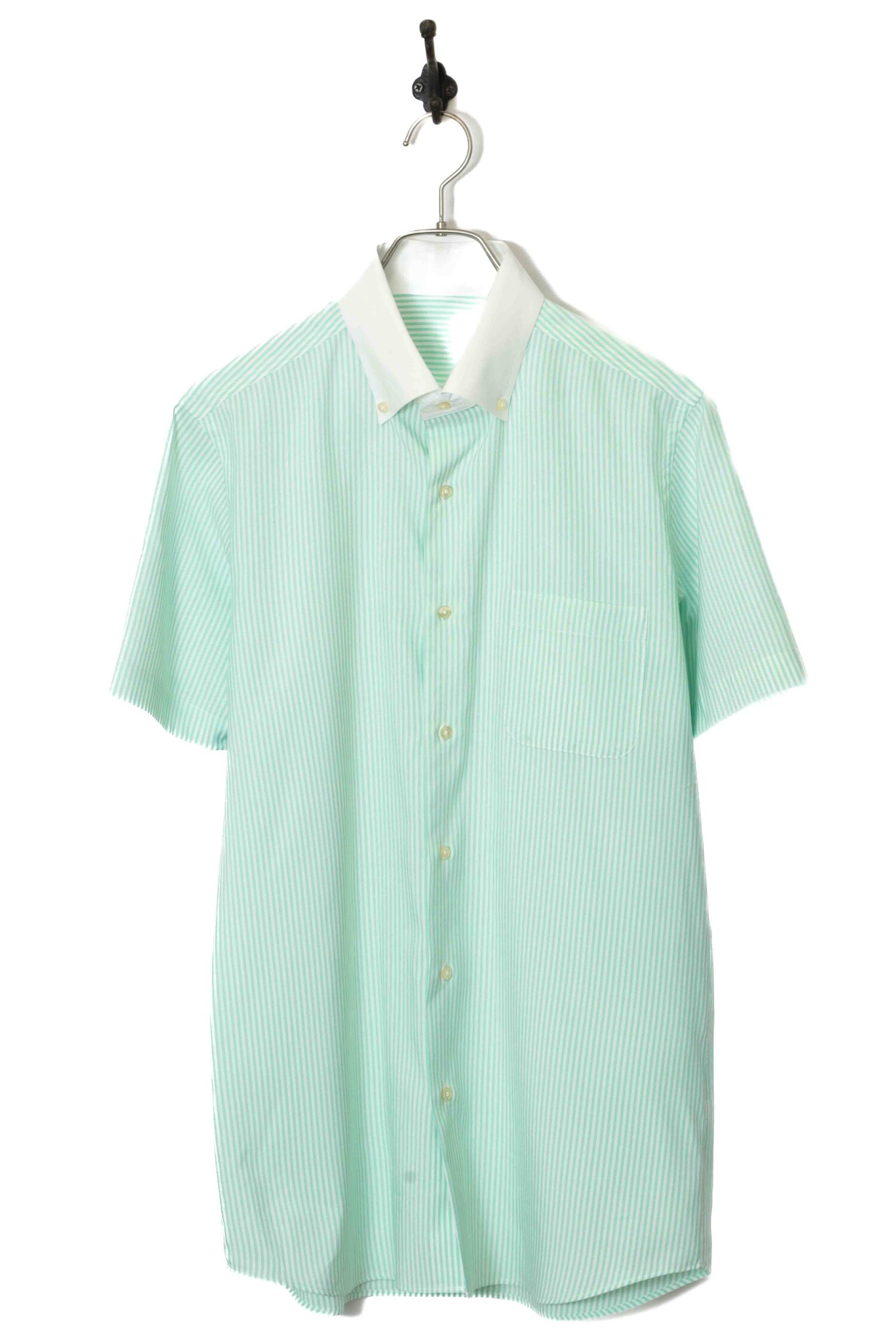 VINTAGE STRIPED SHORT SHIRT/M