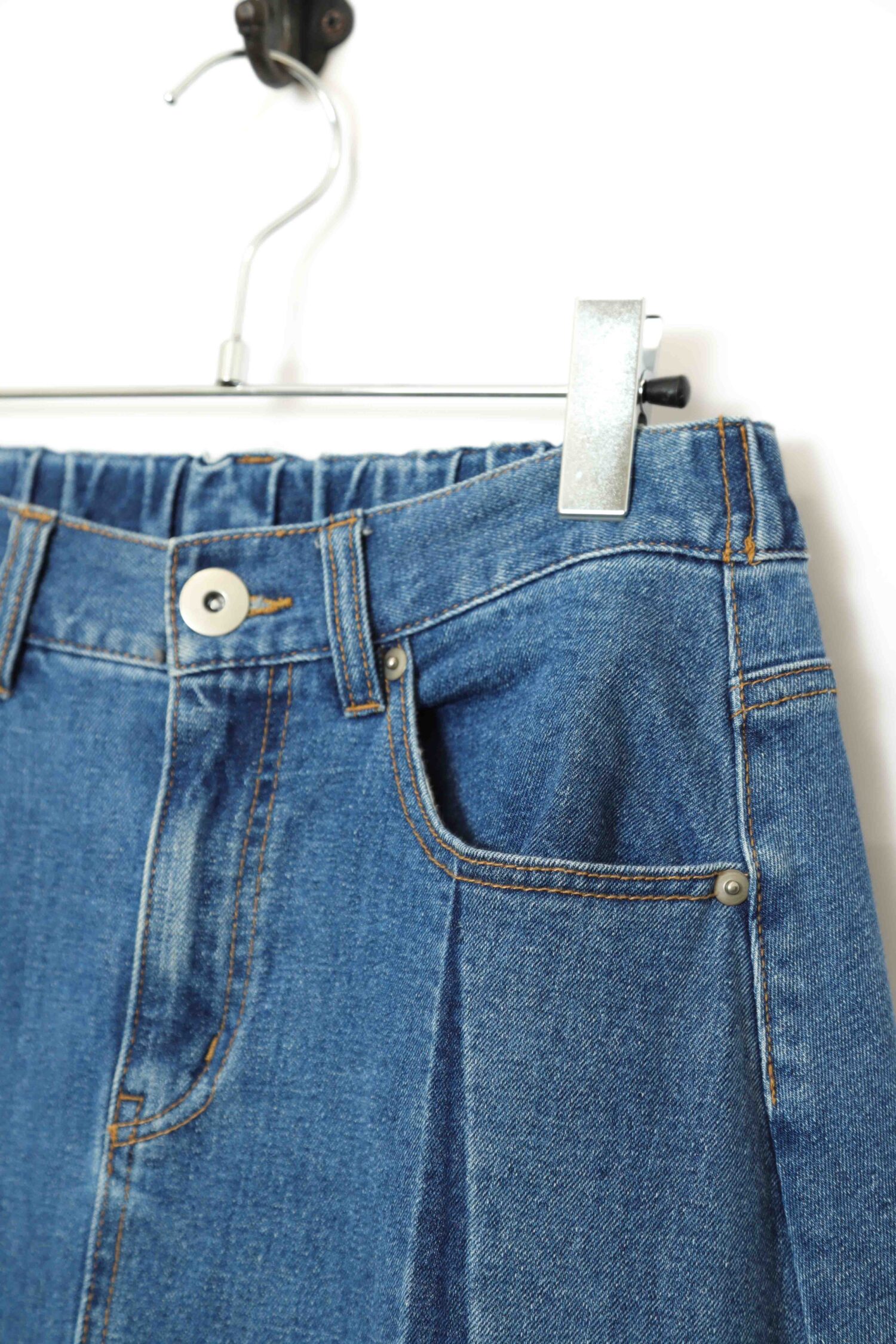 Alternative view of VINTAGE FLARE DENIM SKIRT/W62-70
