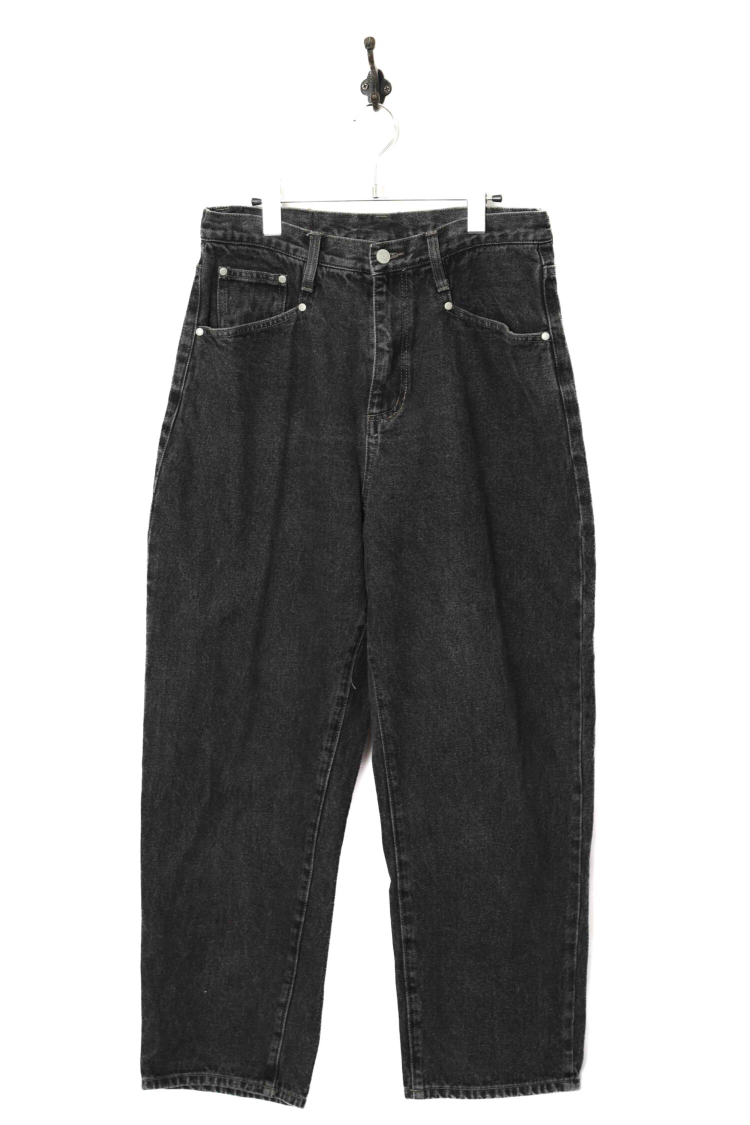 VINTAGE BLACK DENIM PANTS/W78