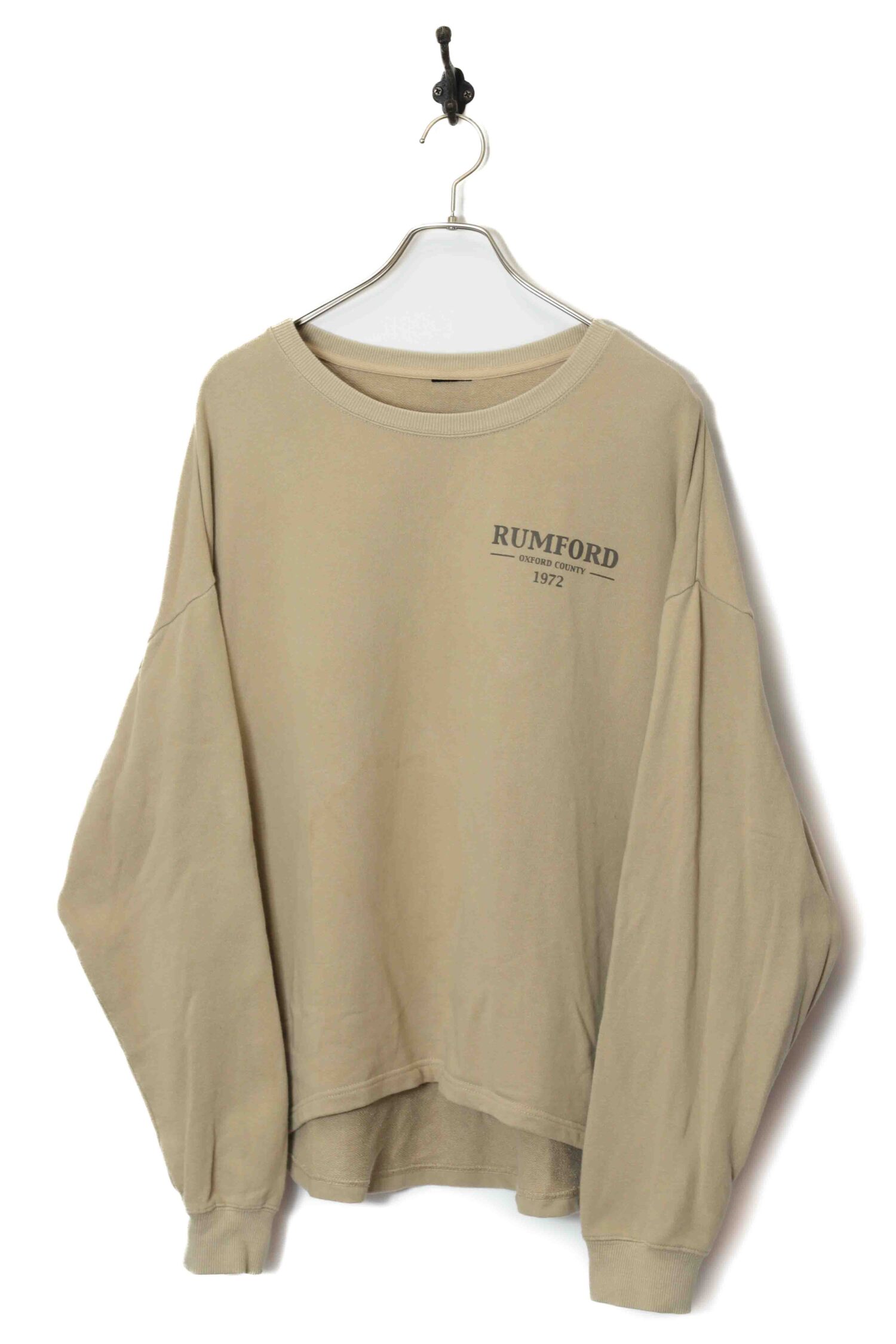 VINTAGE COLLEGE PRINTED SWEAT SHIRT/XL