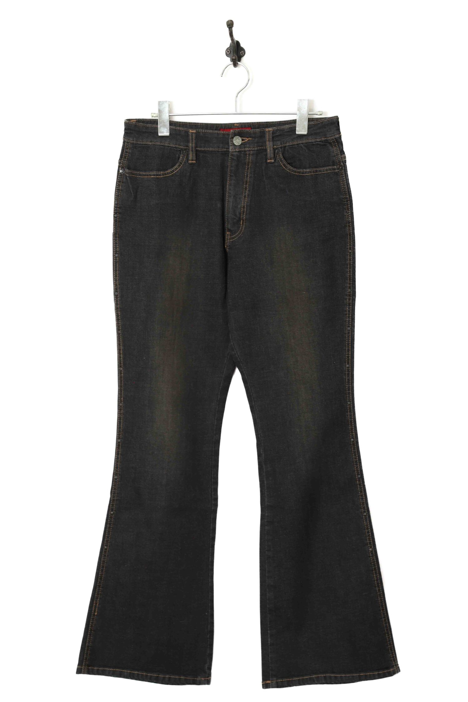 USED FLARE DENIM PANTS/W76