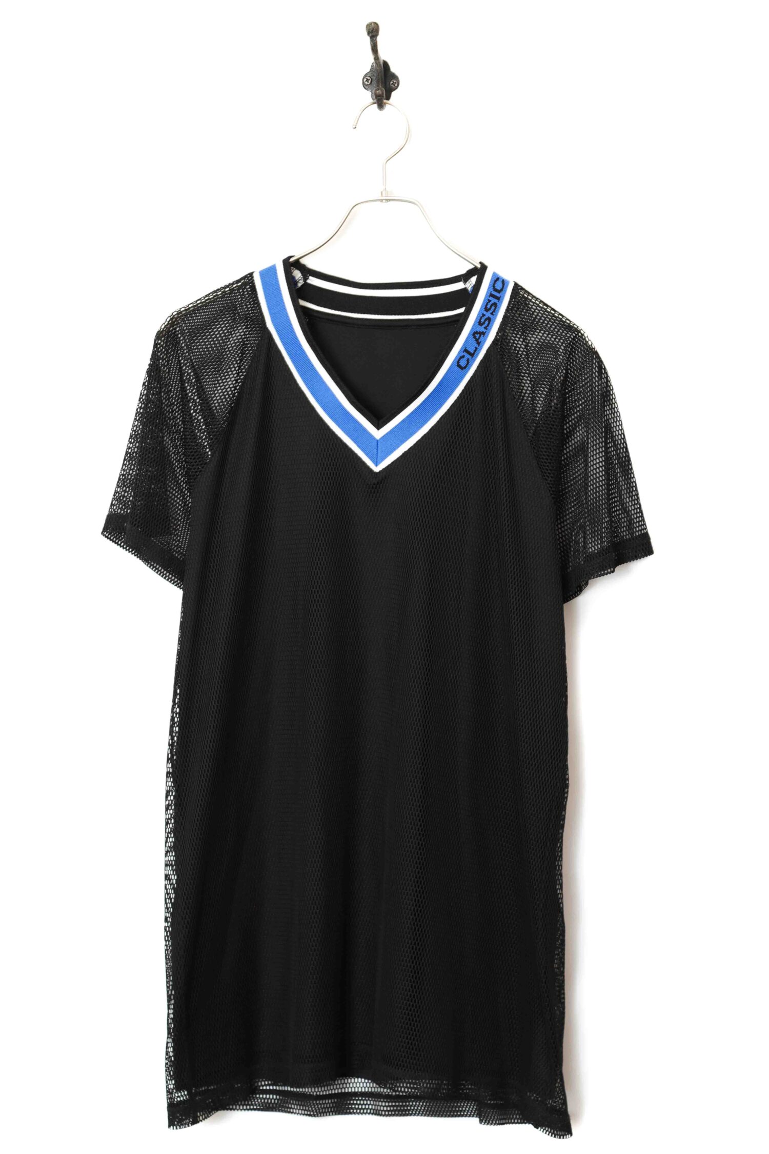 VINTAGE MESH V-NECK T-SHIRT/M