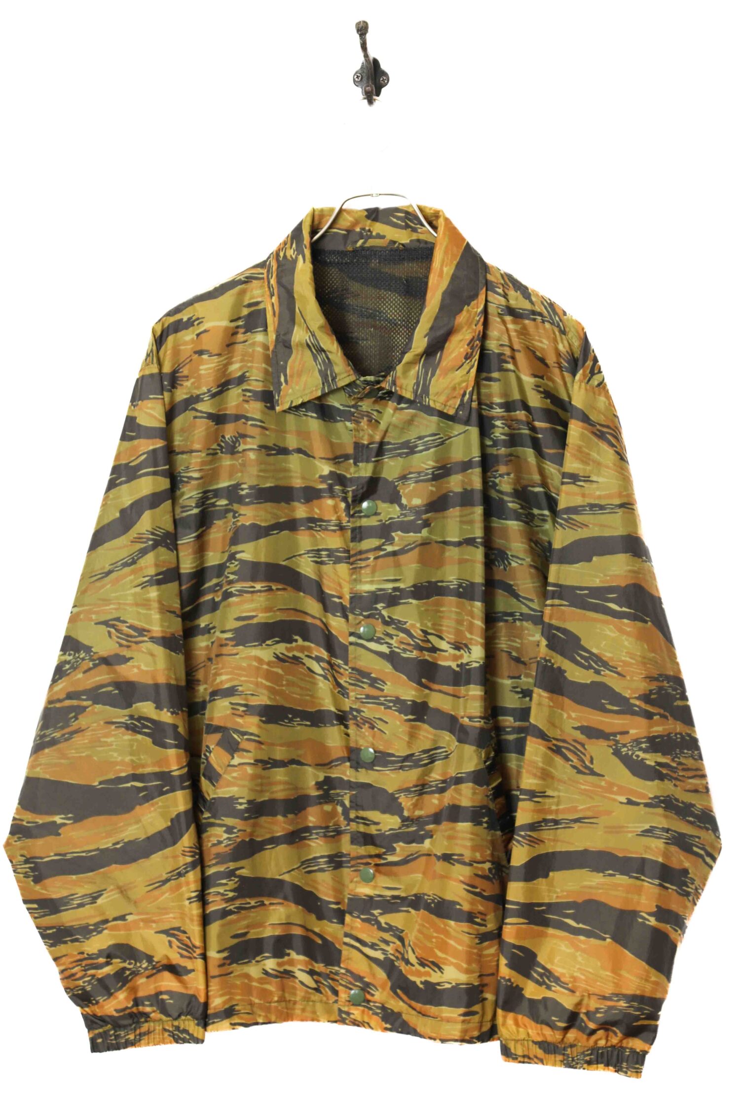 VINTAGE PRINTED COVERALL JACKET/XL