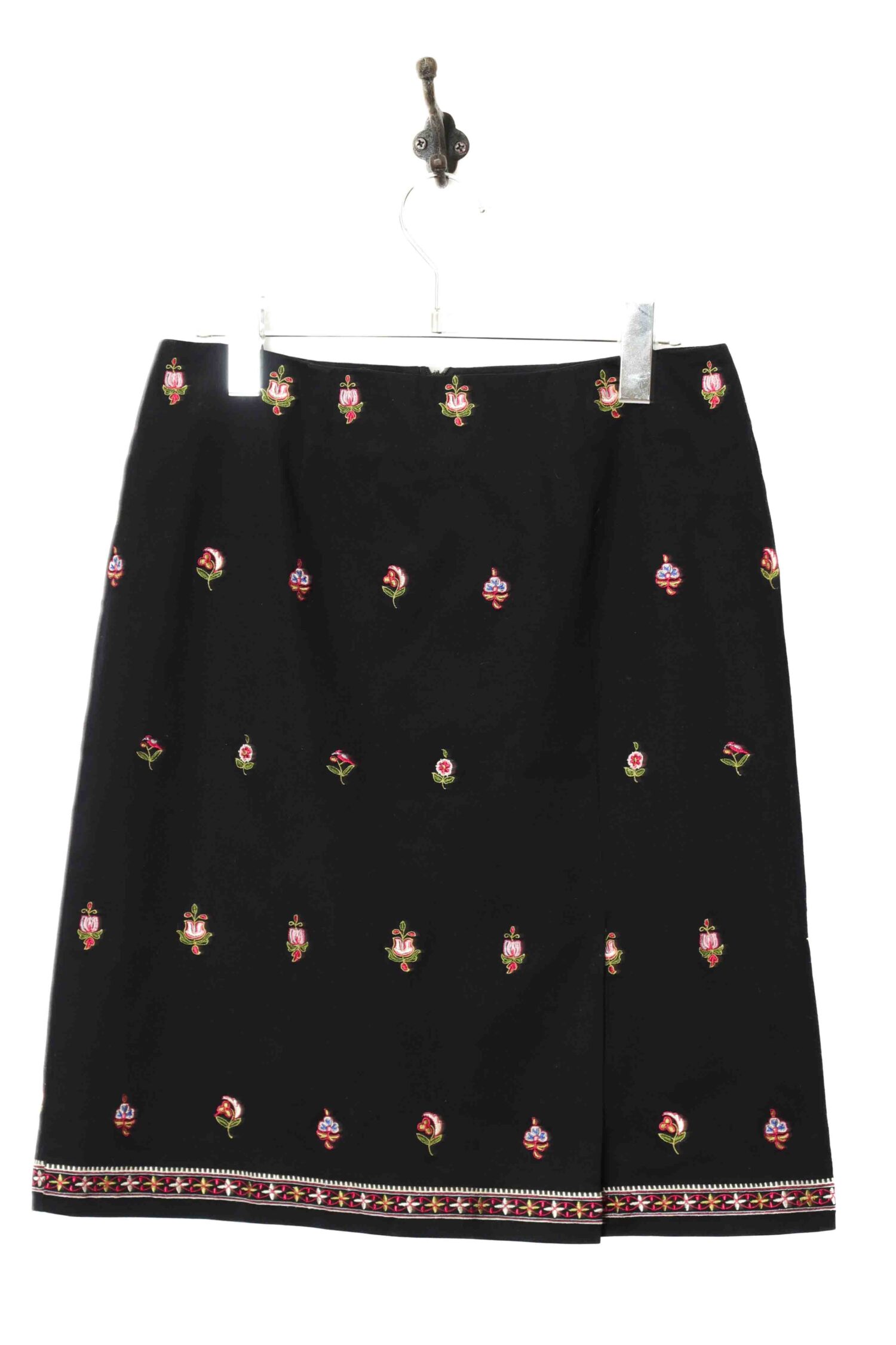 USED EMBROIDERY SKIRT/W68