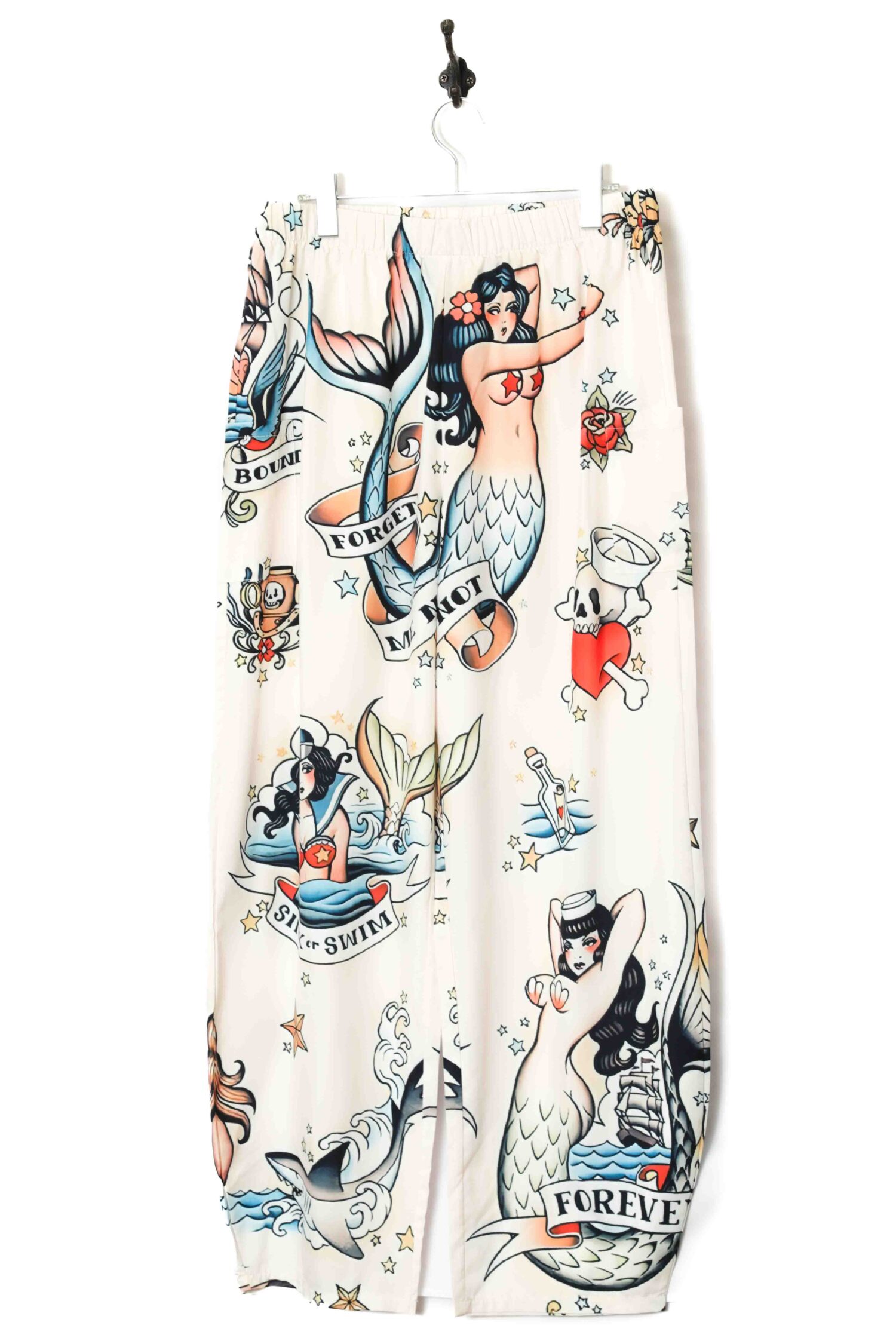 VINTAGE PRINTED EASY PANTS/W76-82