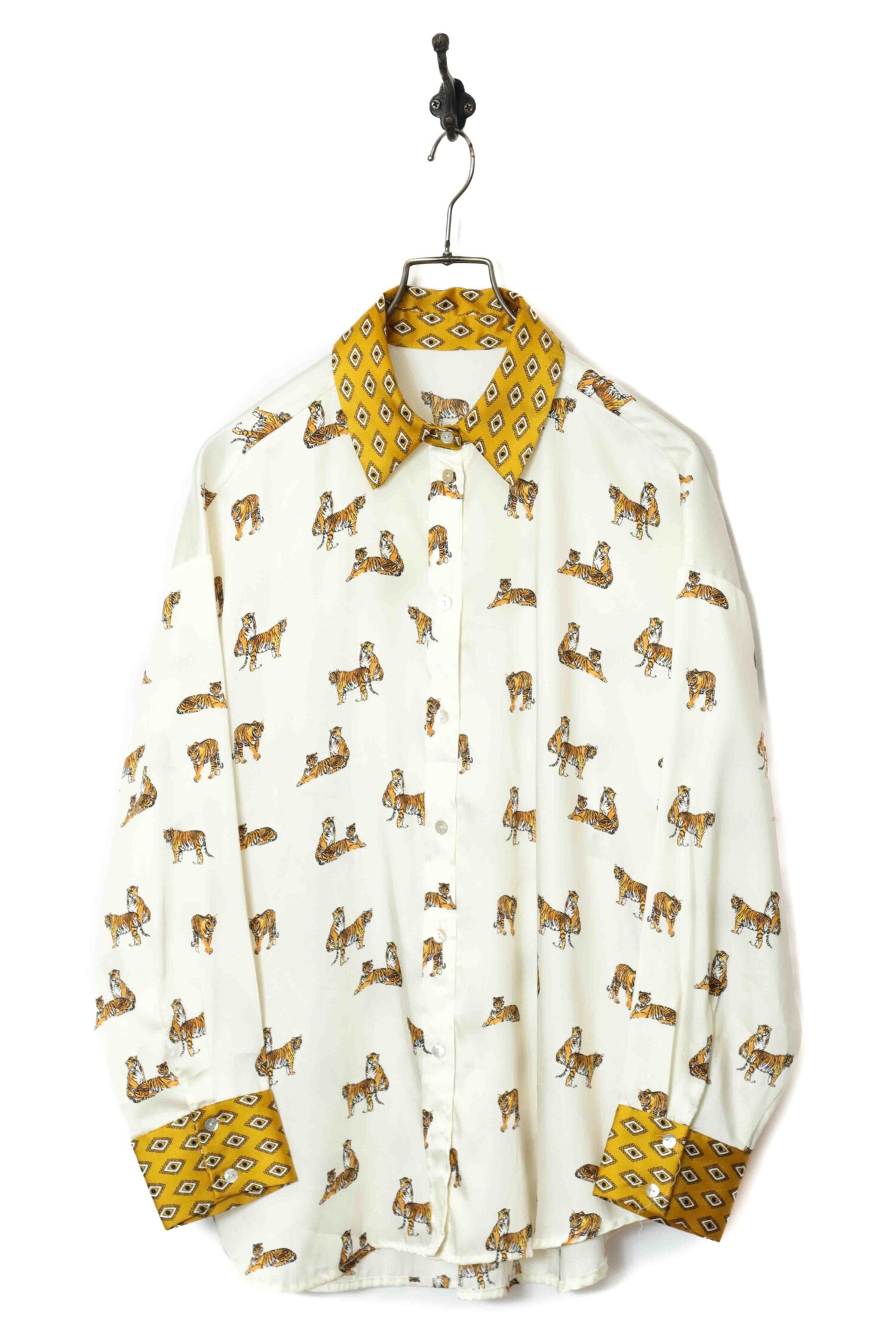VINTAGE PRINTED SHIRT/L