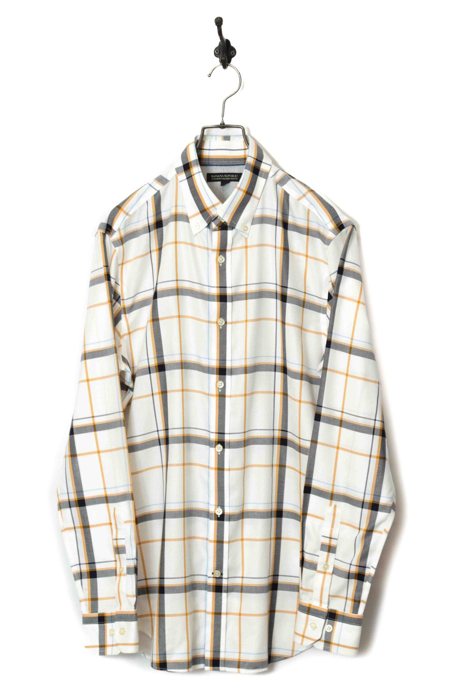 USED BANANA REPUBLIC CHECK SHIRT/M