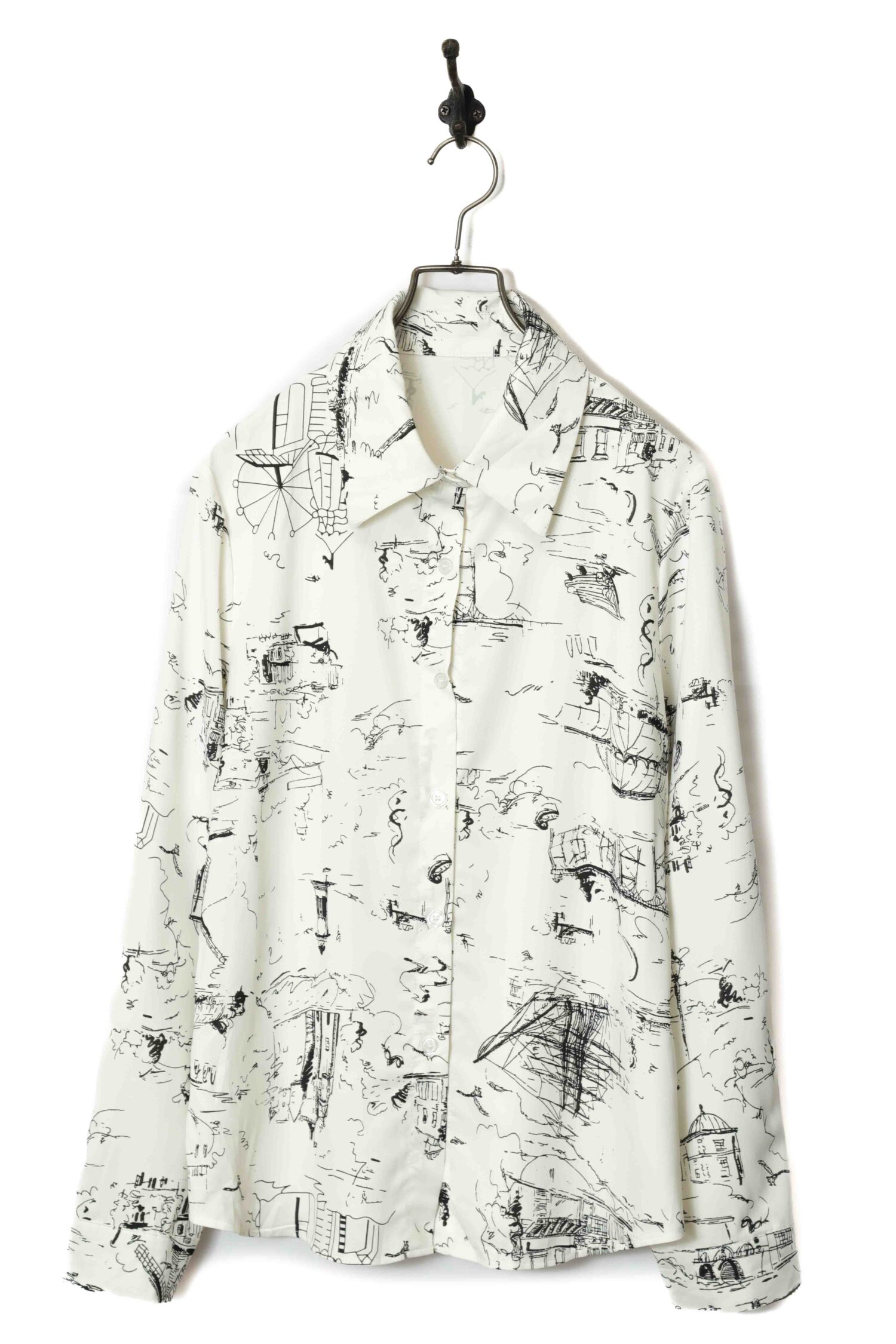 VINTAGE PRINTED SHIRT/M