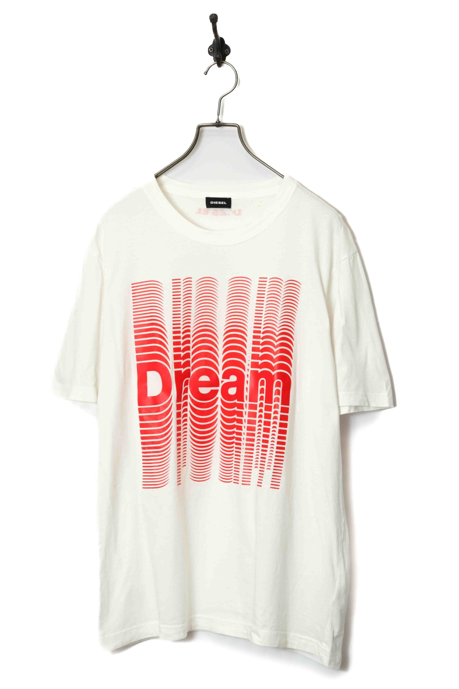 USED DIESEL PRINTED T-SHIRT/L