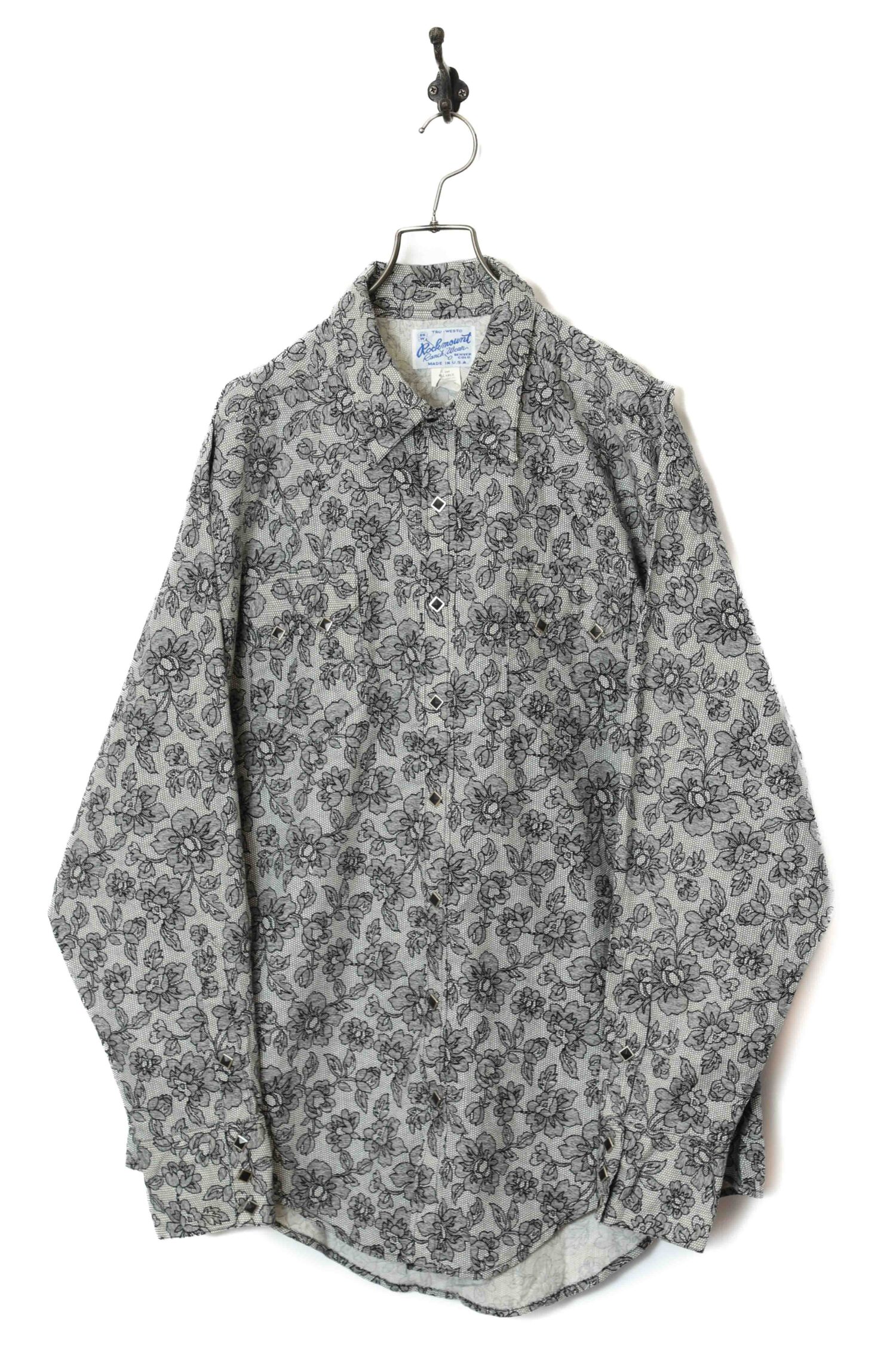 USED ROCKMOUNT WESTERN PRINTED SHIRT/XL
