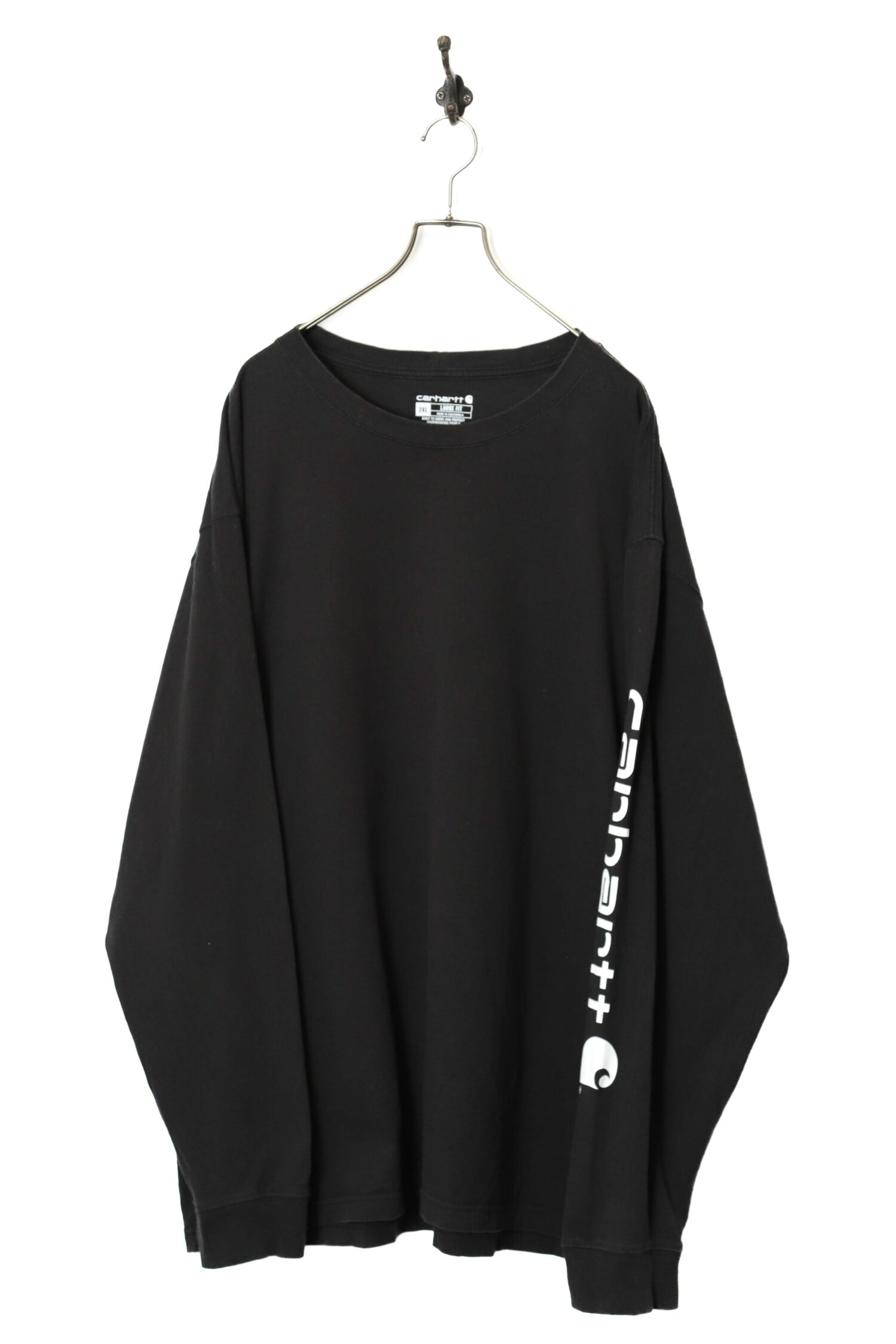 USED CARHARTT LOGO LONG SLEEVE T-SHIRT/XXL