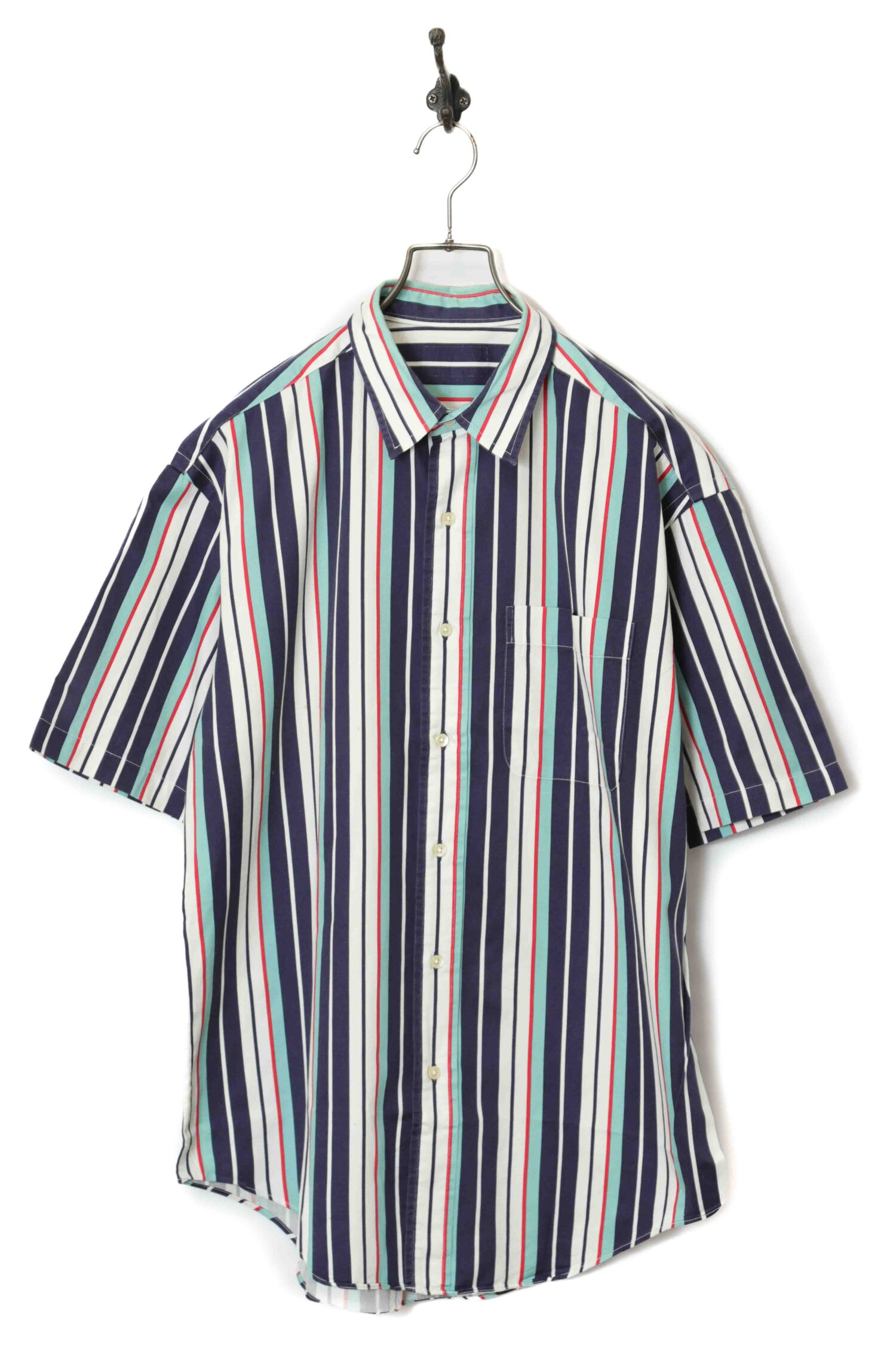 VINTAGE STRIPE PRINTED SHIRT/L