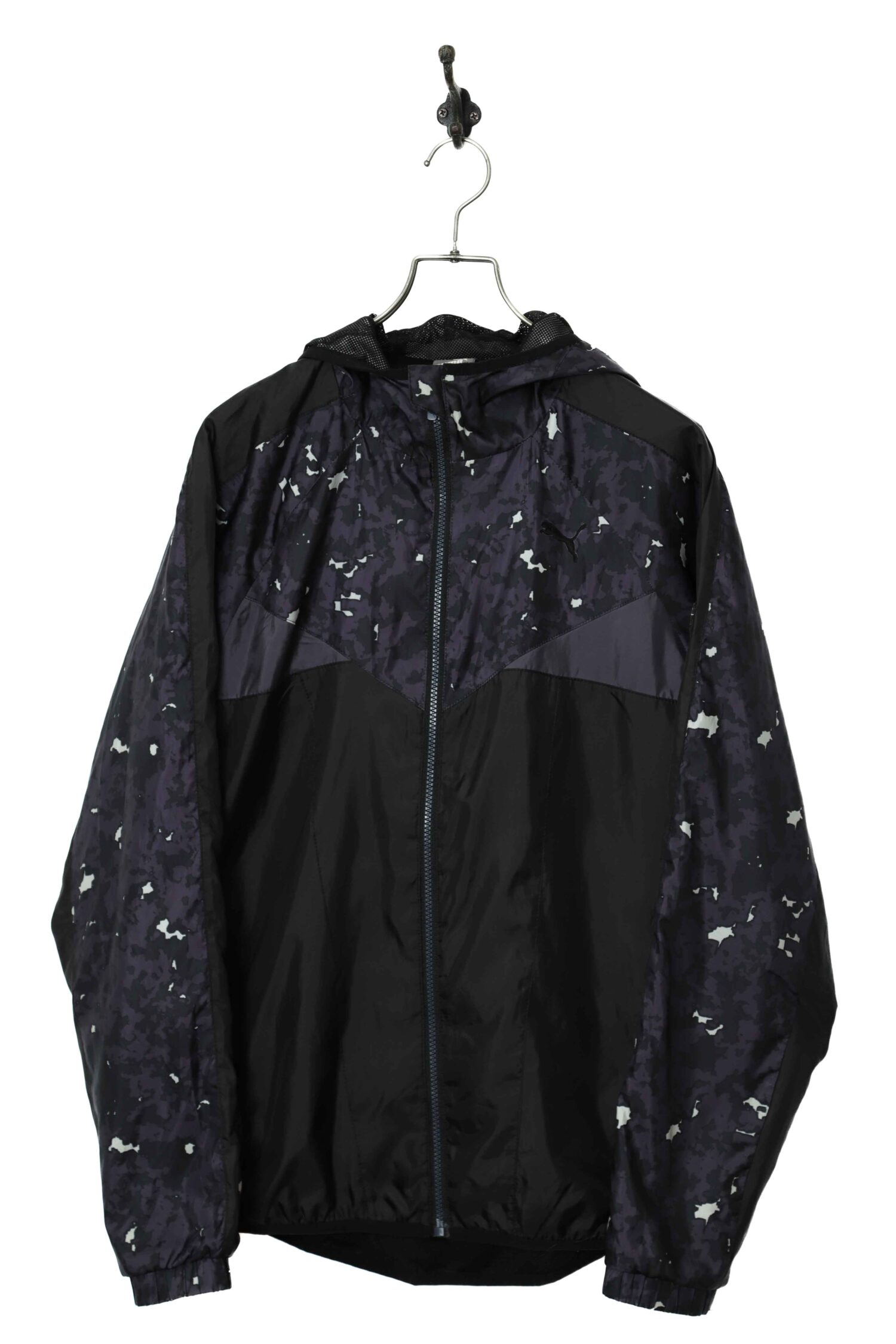 USED PUMA PRINTED NYLON JACKET/L