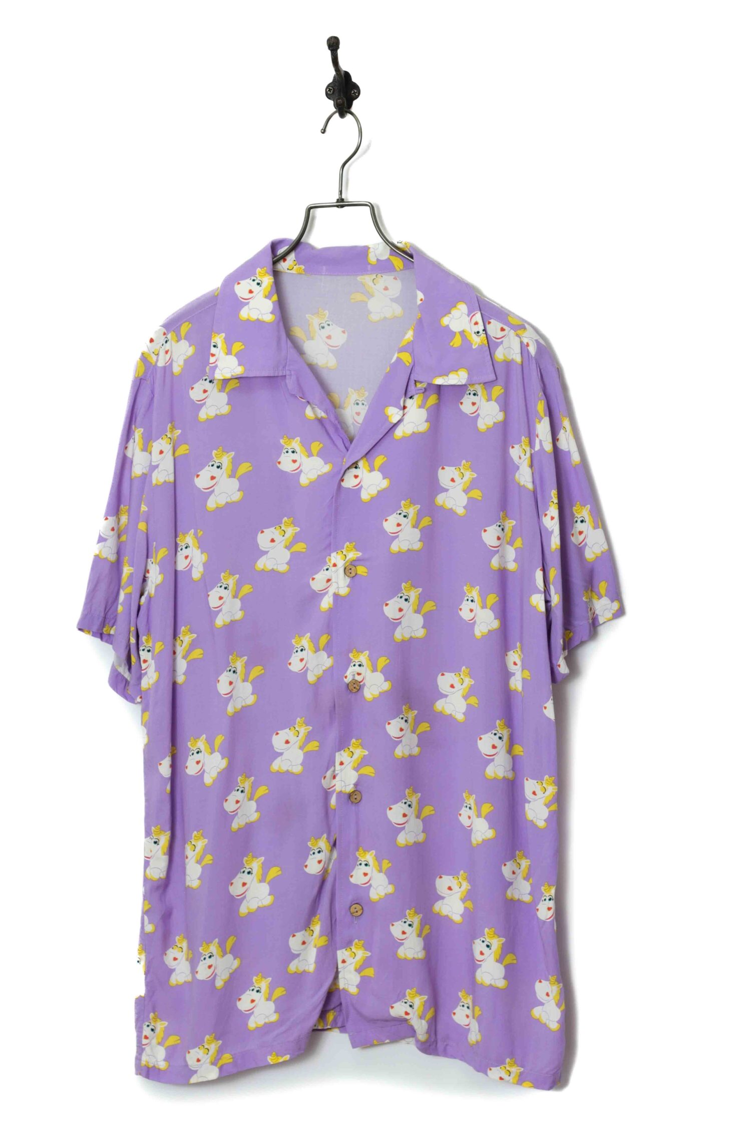 VINTAGE DISNEY PATTERN PRINTED SHIRT/L