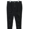VINTAGE DAMAGE DENIM PANTS/W84