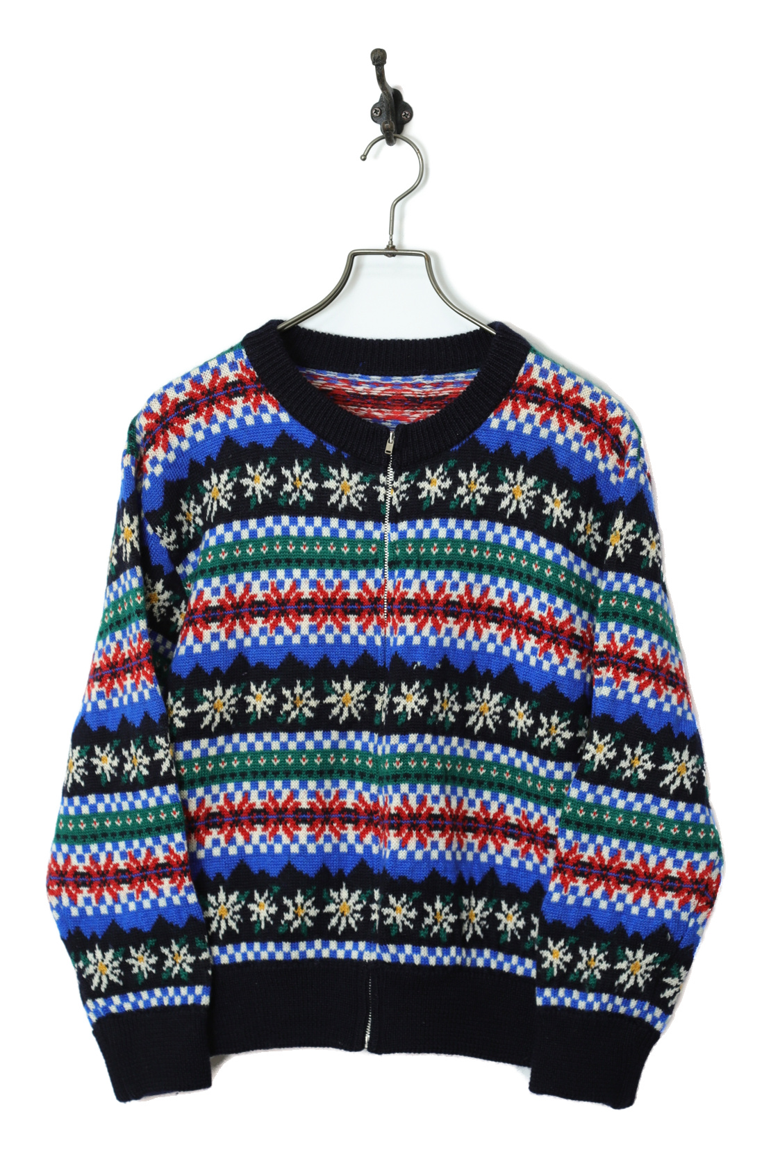 VINTAGE PATTERN SWEATER/M