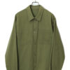 VINTAGE MILITARY DESIGN SHIRT CPO JACKET/L