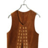VINTAGE SUEDE VEST/XS
