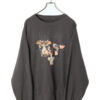 USED PRINTED SWEAT SHIRT/XL