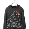 USED ADIDAS LOGO SWEAT PARKA SWEAT SHIRT/S