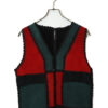 VINTAGE LEATHER VEST/M