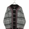 VINTAGE PATTERN CARDIGAN/XL