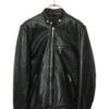 VINTAGE SINGLE LEATHER RIDERS JACKET/M