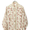VINTAGE CORDUROY PRINTED SHIRT/M