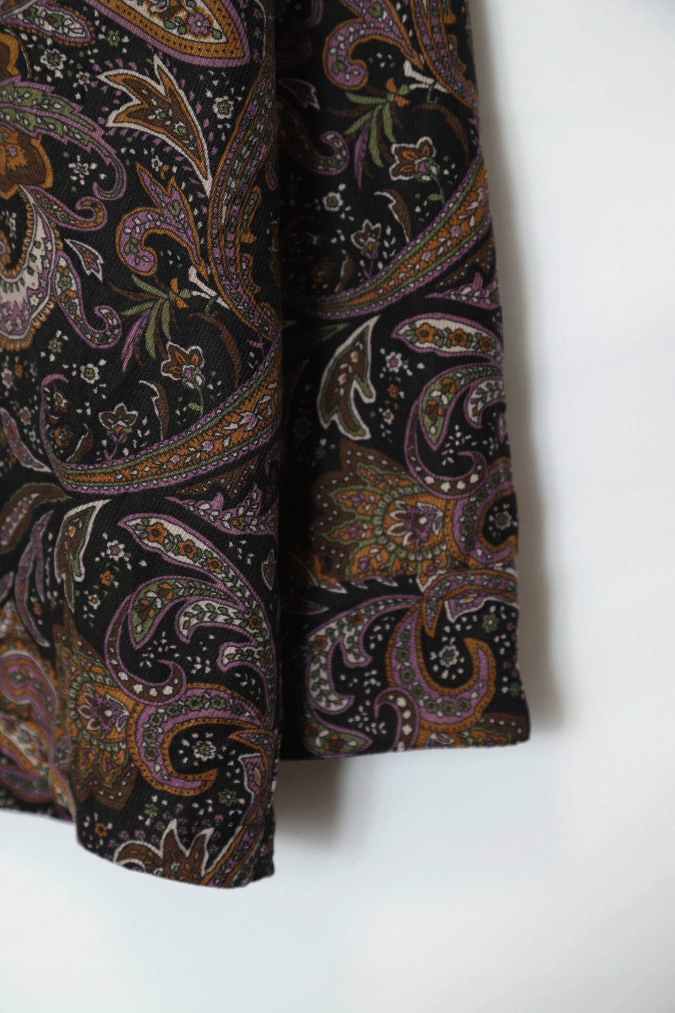 VINTAGE CORDUROY PRINTED SHIRT/L - 画像 (5)