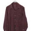 VINTAGE CORDUROY PRINTED SHIRT/L