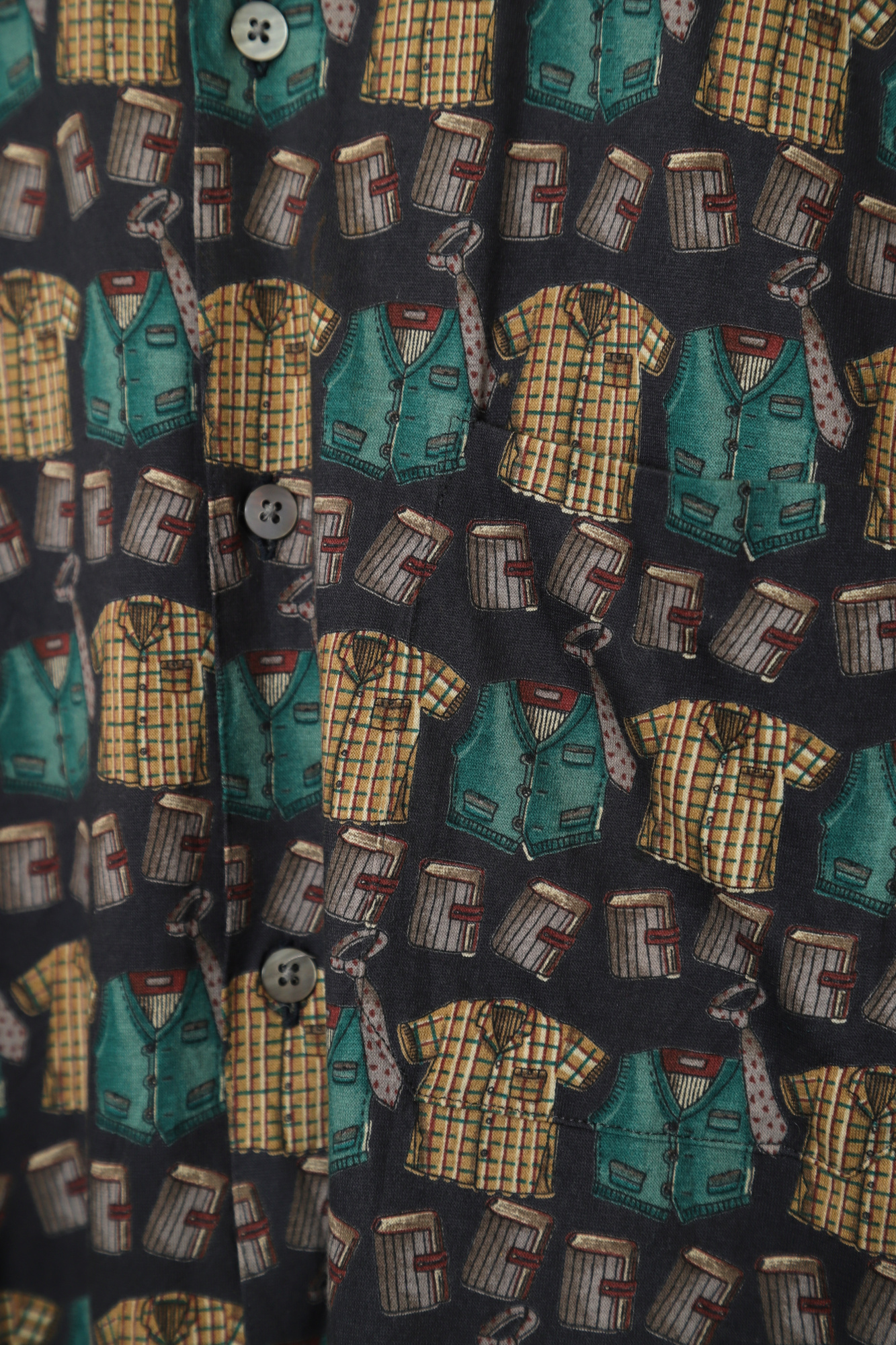 USED WAKO PATTERN PRINTED SHIRT/M - 画像 (4)