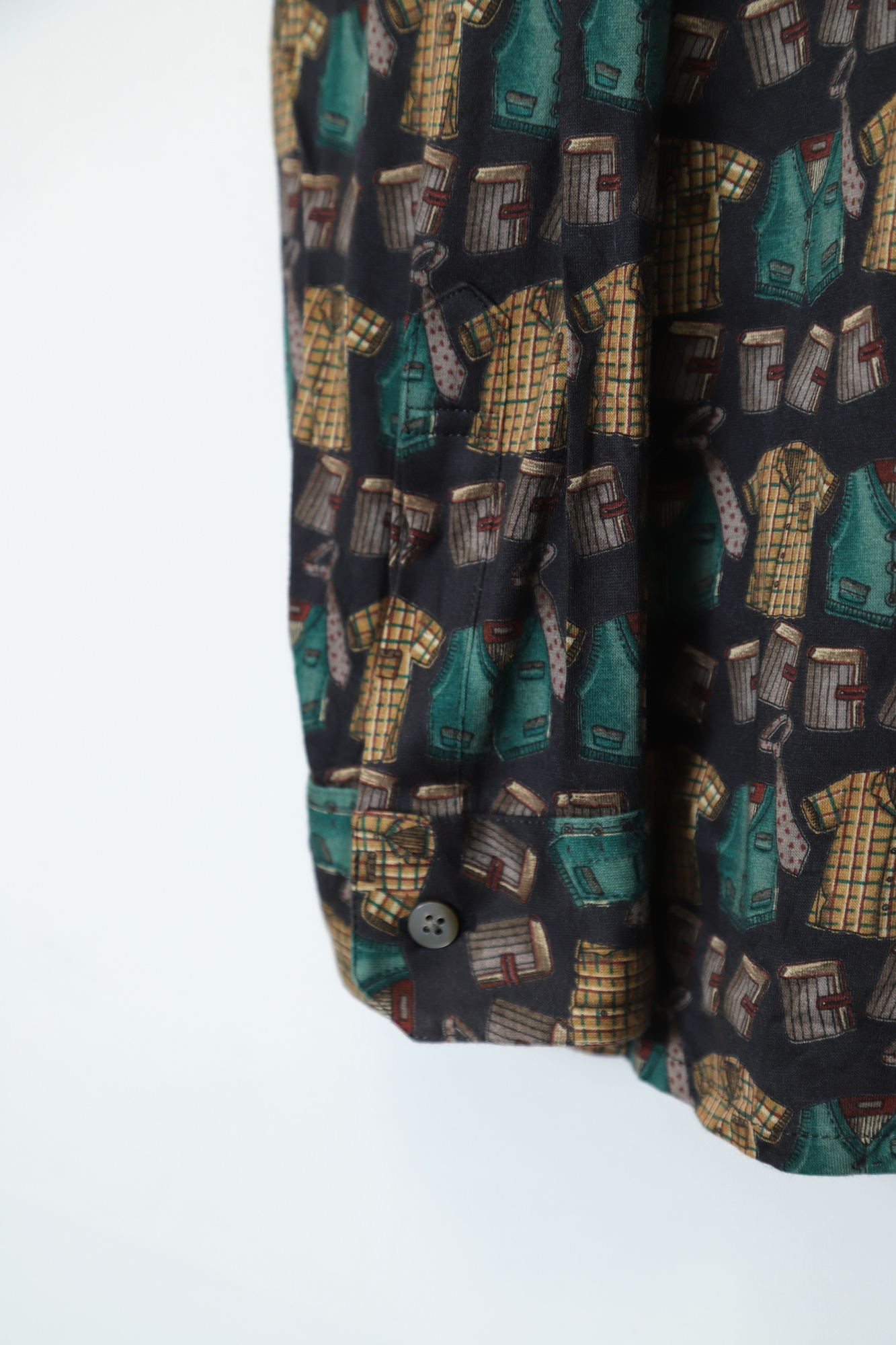 USED WAKO PATTERN PRINTED SHIRT/M - 画像 (6)