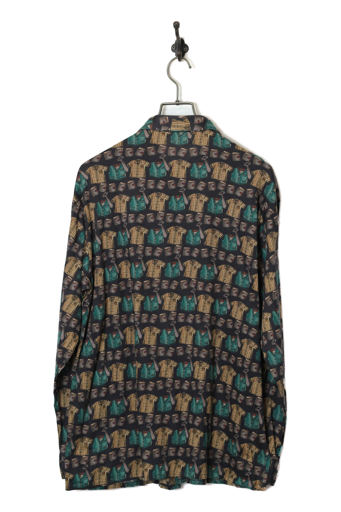 USED WAKO PATTERN PRINTED SHIRT/M - 画像 (7)