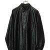 VINTAGE FAKE LEATHER CPO JACKET/L