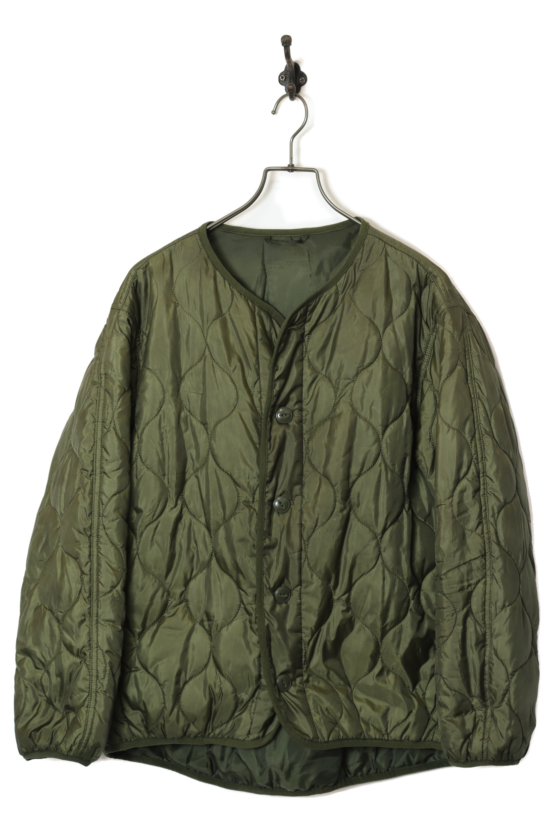 VINTAGE MILITARY QUILTING JACKET/L