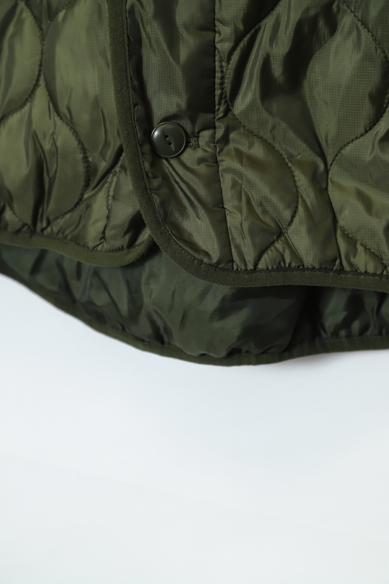 VINTAGE MILITARY QUILTING JACKET/L - 画像 (4)