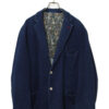 VINTAGE KNITTED DENIM TAILORED JACKET/XL