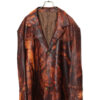 VINTAGE PRINTED LEATHER TAILORED JACKET/XL