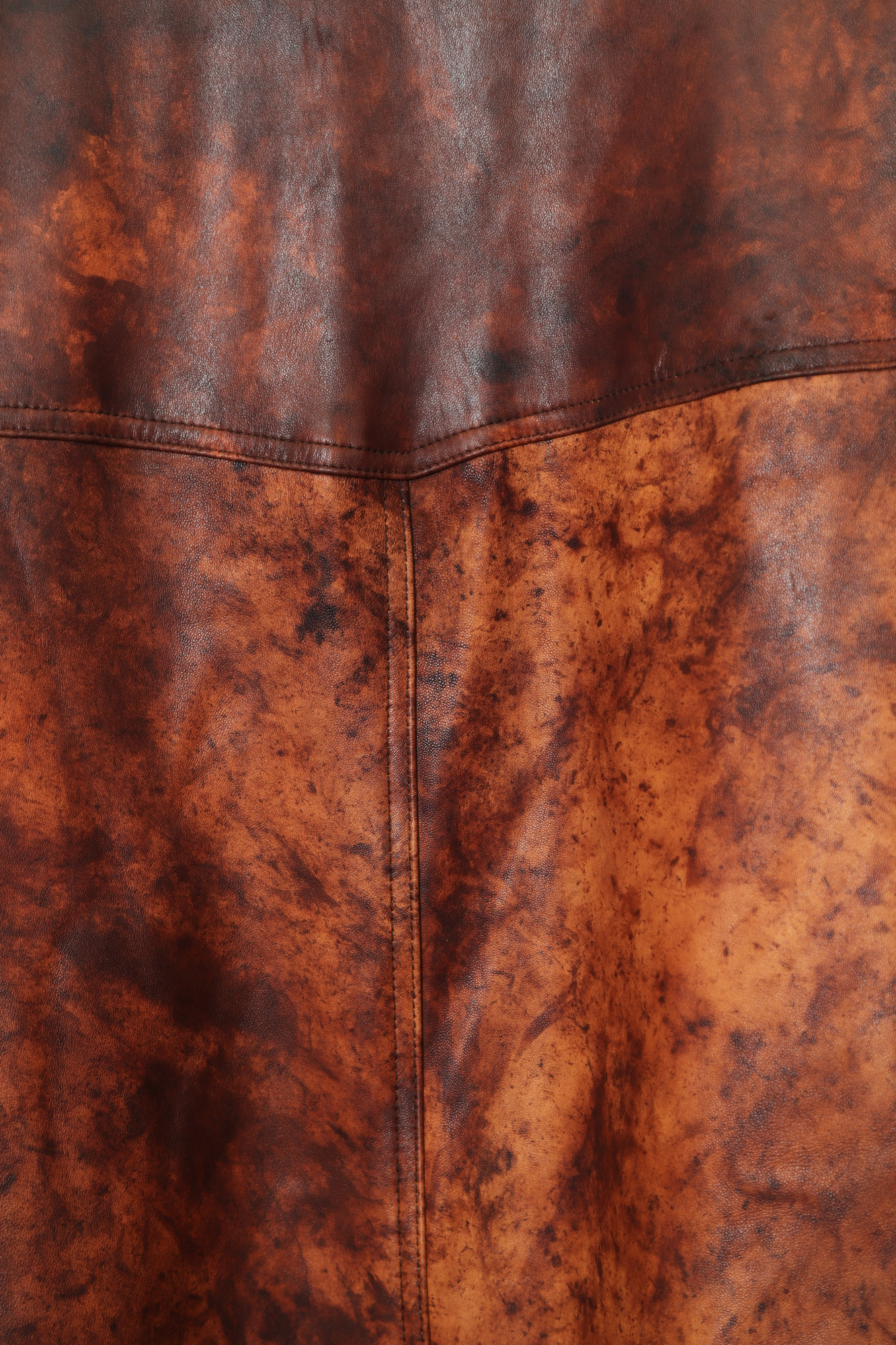 VINTAGE PRINTED LEATHER TAILORED JACKET/XL - 画像 (10)