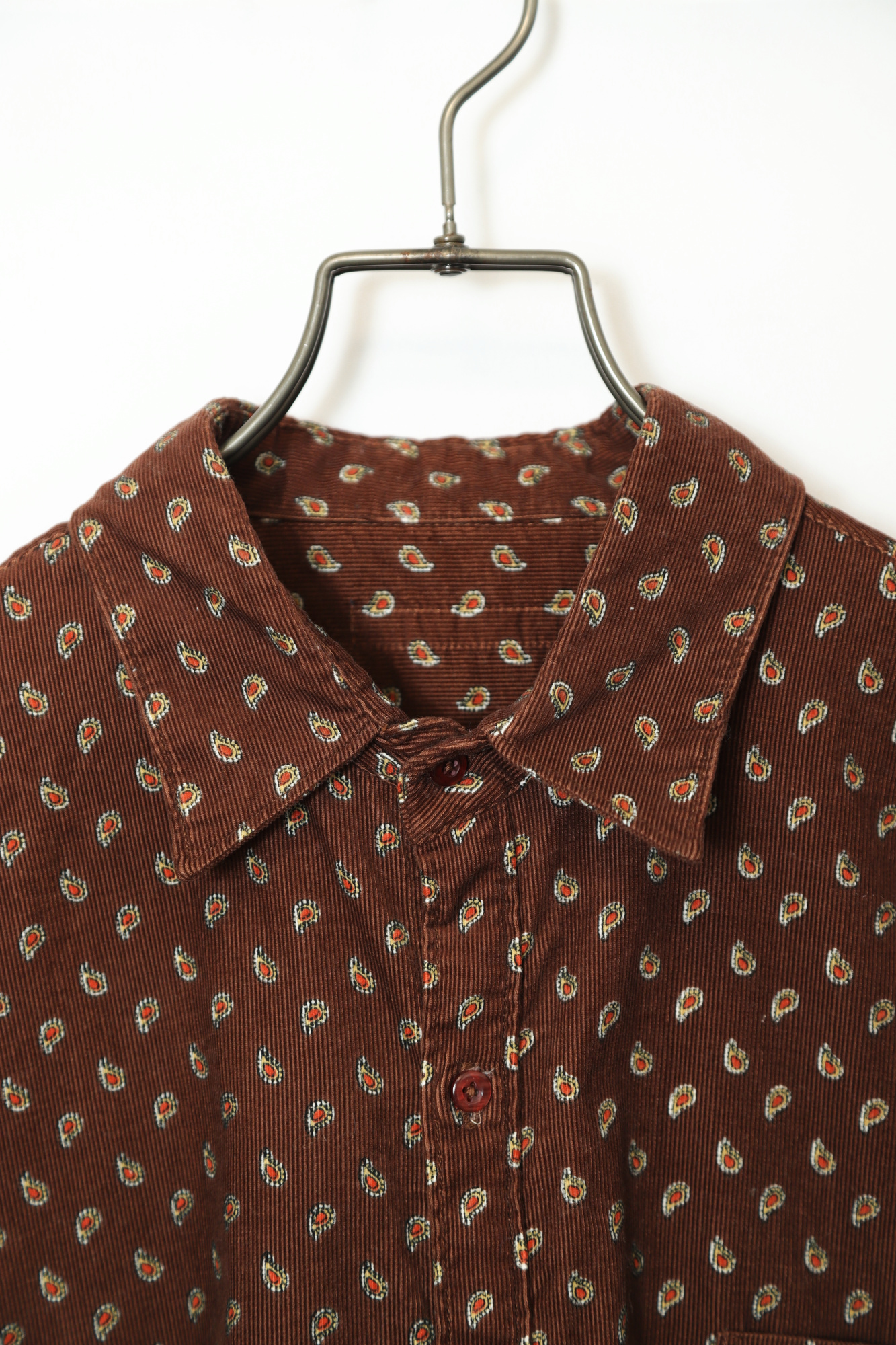 Alternative view of VINTAGE CORDUROY PRINTED SHIRT/L
