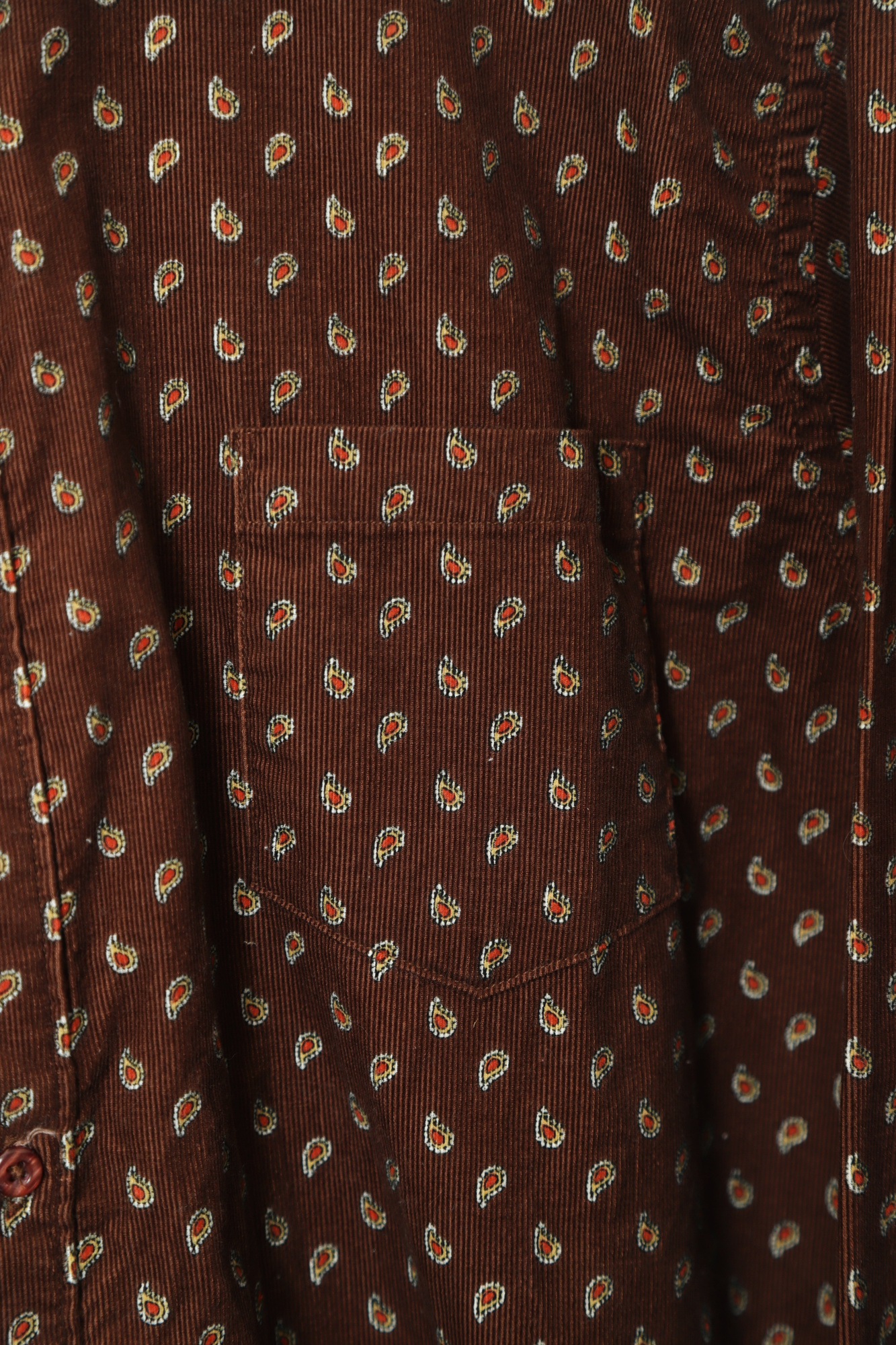 VINTAGE CORDUROY PRINTED SHIRT/L - 画像 (3)