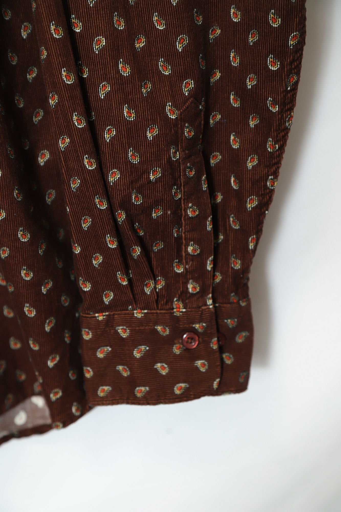 VINTAGE CORDUROY PRINTED SHIRT/L - 画像 (4)