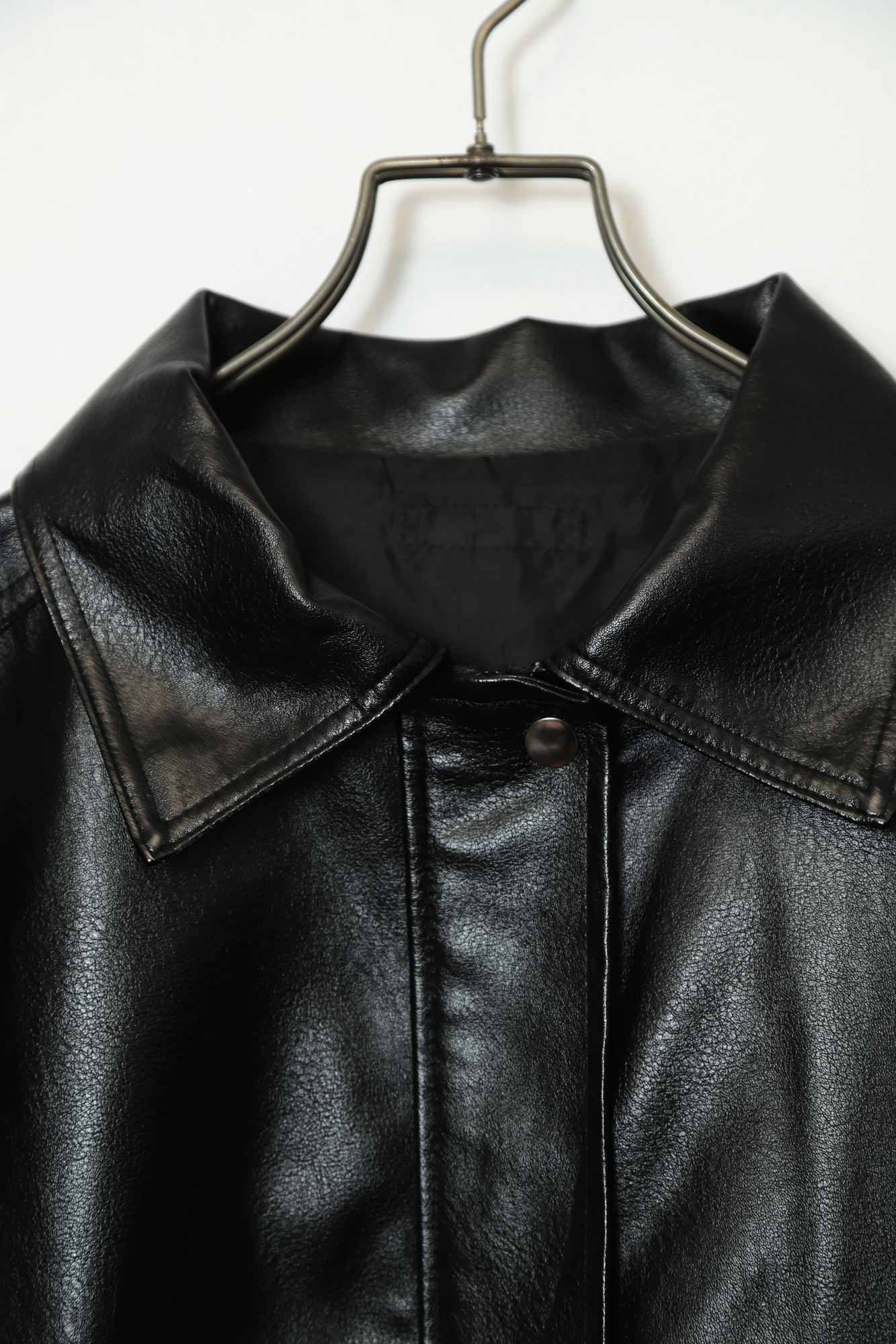 Alternative view of VINTAGE FAKE LEATHER BOMBER JACKET/XL