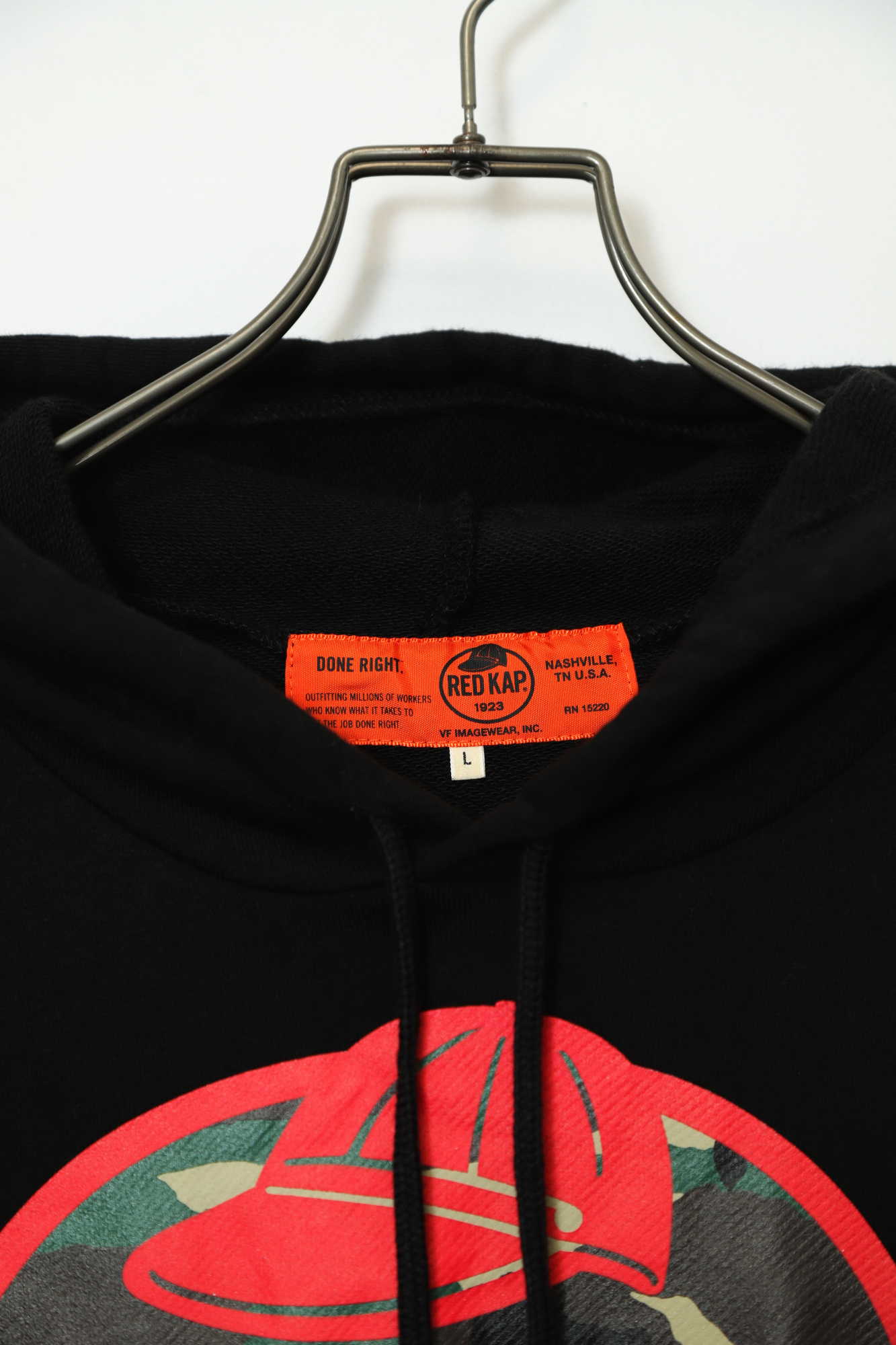 Alternative view of USED RED KAP PRINTED PARKA/L