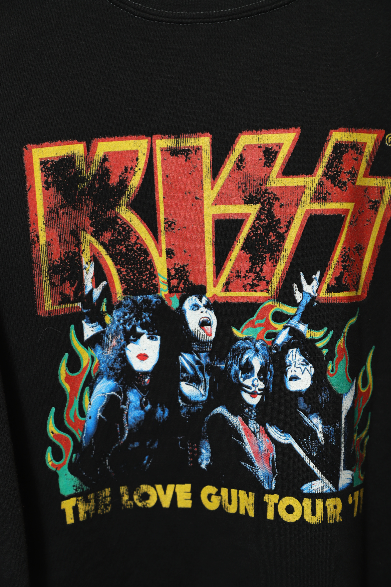 USED KISS PRINTED SWEAT SHIRT/L - 画像 (3)