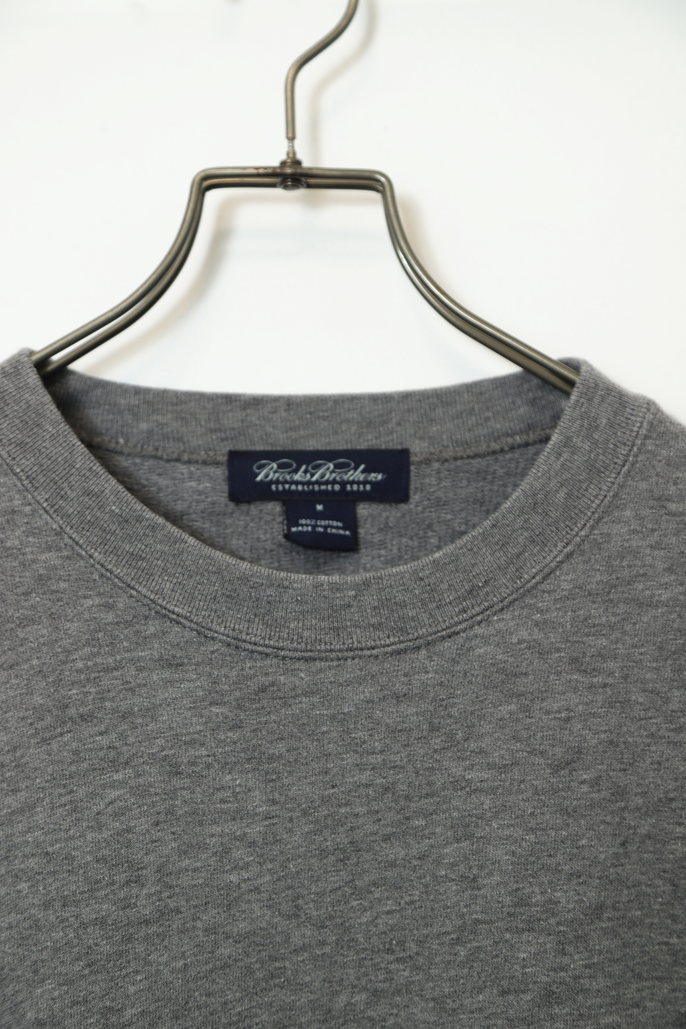 Alternative view of USED BROOKS BROTHERS LOGO EMBROIDERY SWEAT SHIRT/M