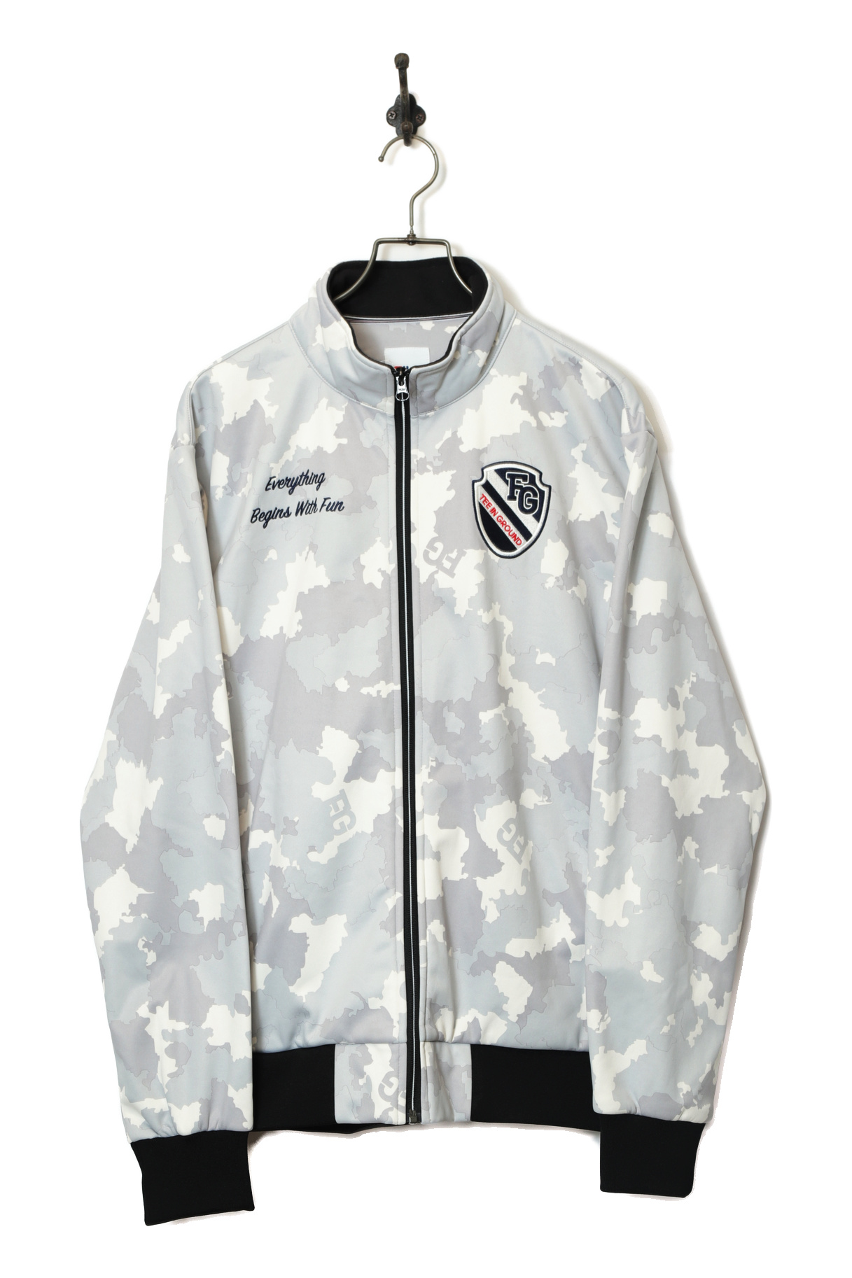 USED FILA PRINTED TRACK JACKET/LL